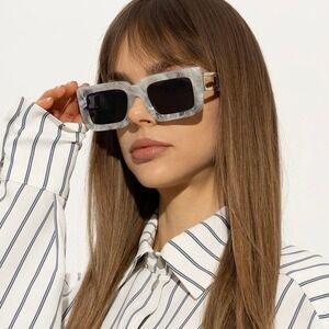 New, OFF-WHITE Sunglasses Boston OERI073 0807 Authentic